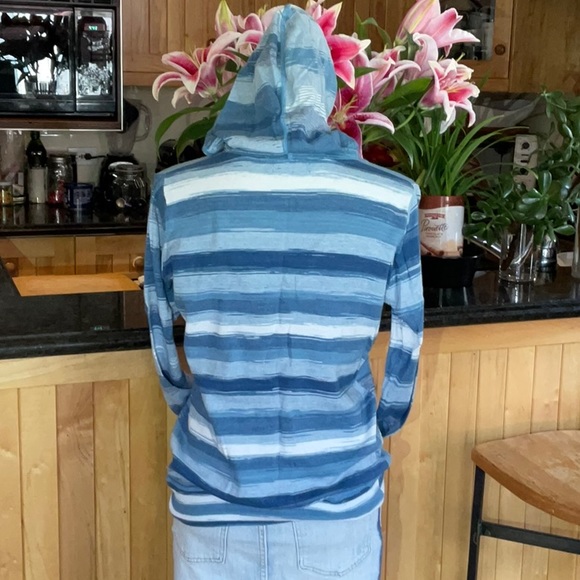 NWOT, prAna Daniele Lightweight Space Dyed Knit Hooded LS  Pullover Sz M - Picture 6 of 13